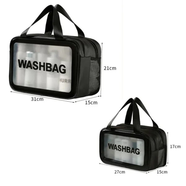 Discover our versatile wet-dry separation makeup and toiletry bags, expertly designed and available in a range of sizes to meet all your needs. - Image 9