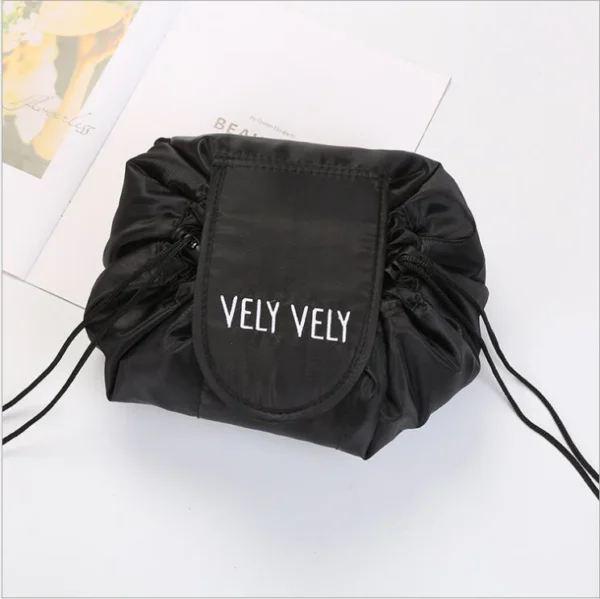 Check out the ultimate women's drawstring toiletry bag—ideal for travel and designed for easy organization! - Image 11