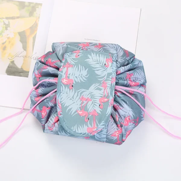 Check out the ultimate women's drawstring toiletry bag—ideal for travel and designed for easy organization! - Image 9