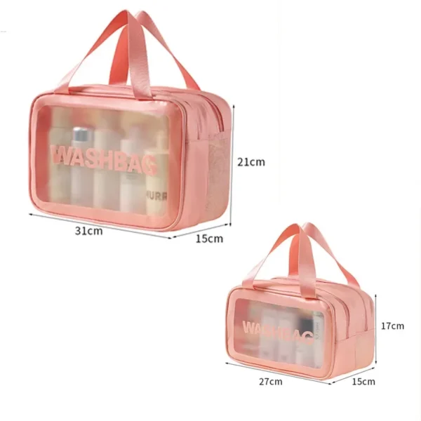 Discover our versatile wet-dry separation makeup and toiletry bags, expertly designed and available in a range of sizes to meet all your needs. - Image 15