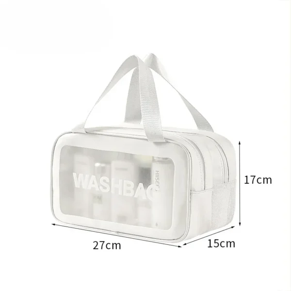 Discover our versatile wet-dry separation makeup and toiletry bags, expertly designed and available in a range of sizes to meet all your needs. - Image 11